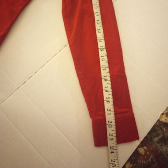 Kathy Ireland velvet button down with silver buttons and front pockets - Picture 9 of 11